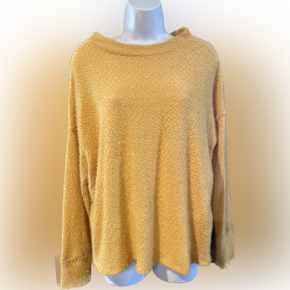 Cherish tunic sweater super soft yellow medium
